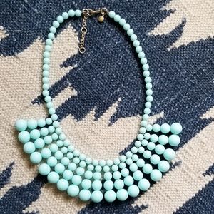 J. Crew Turquoise Bauble Necklace